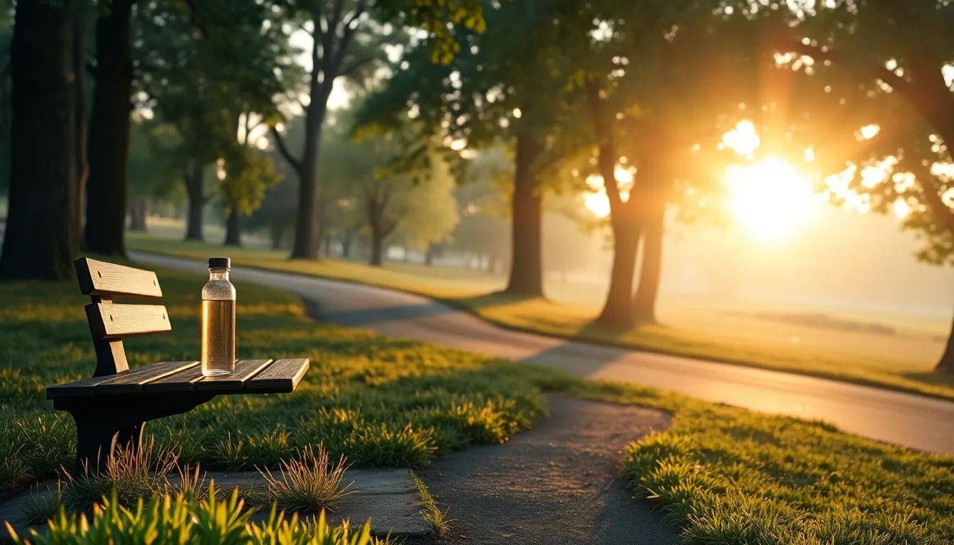 건강한 식단과 운동을 하는 사람들의 모습