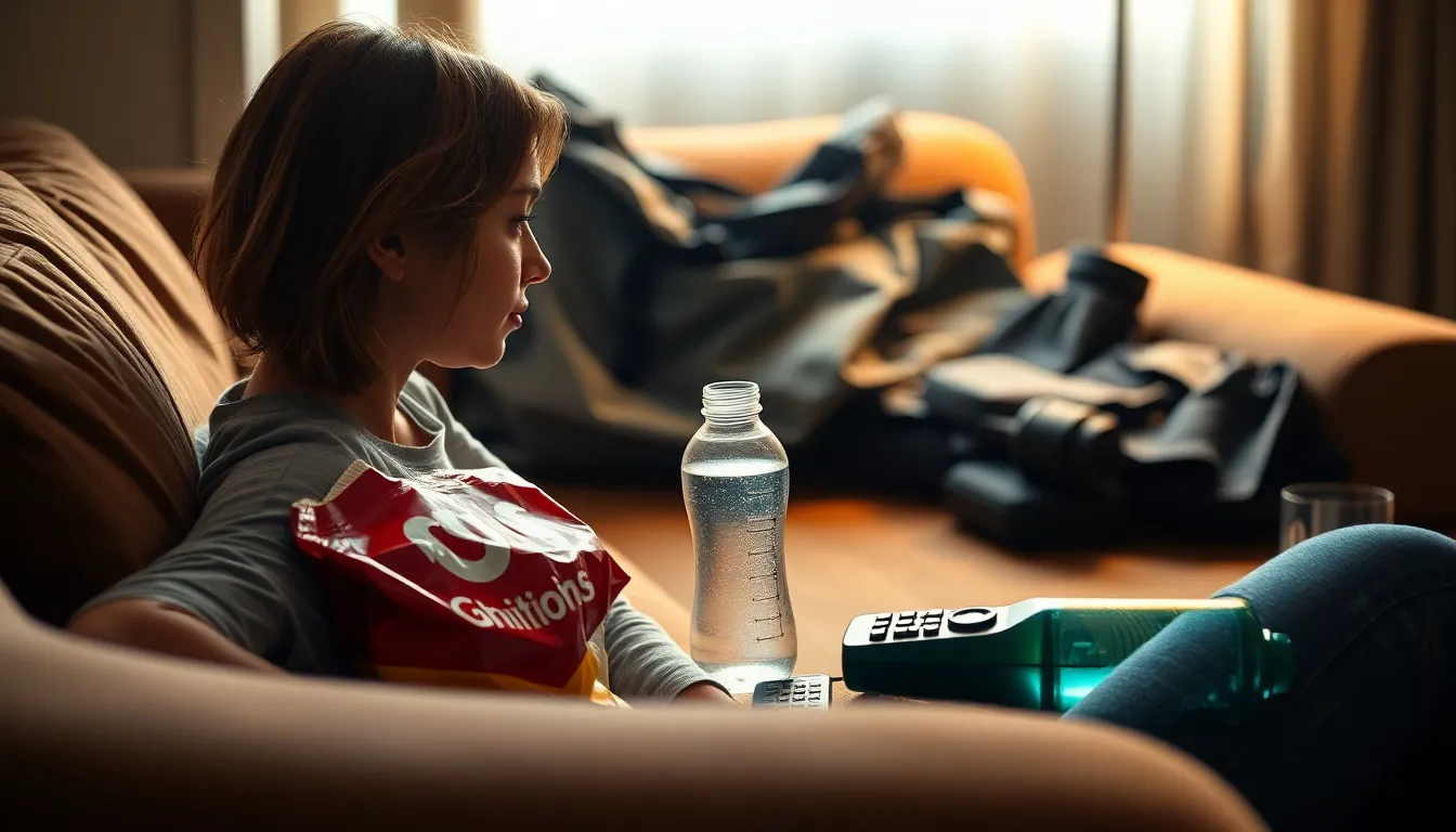 운동하는 사람의 모습