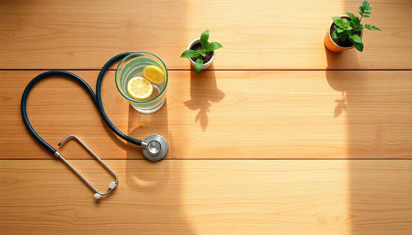 건강검진 준비 과정과 결과 활용 모습