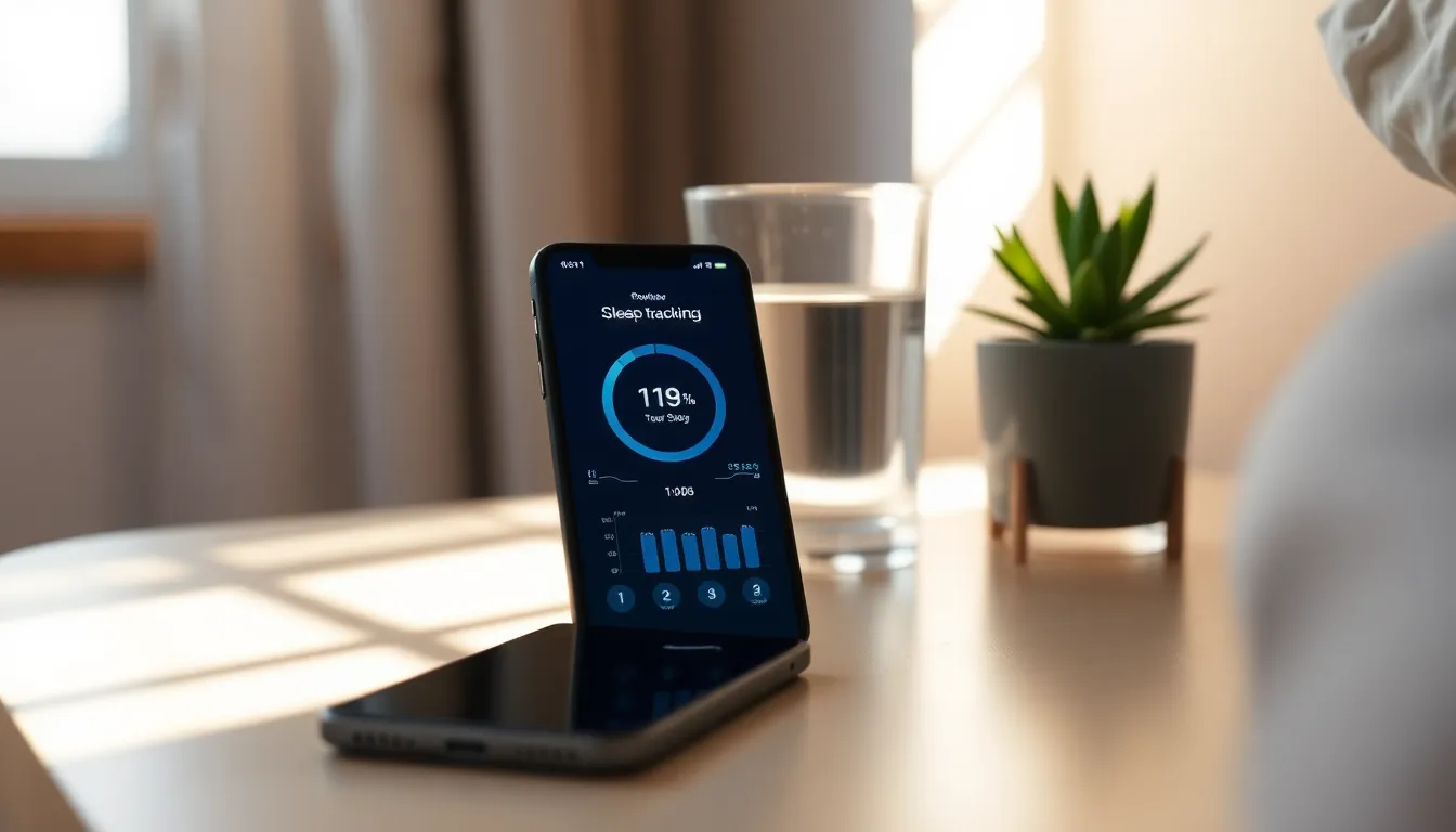 2025년 스마트폰 건강 관리 앱 사용 모습