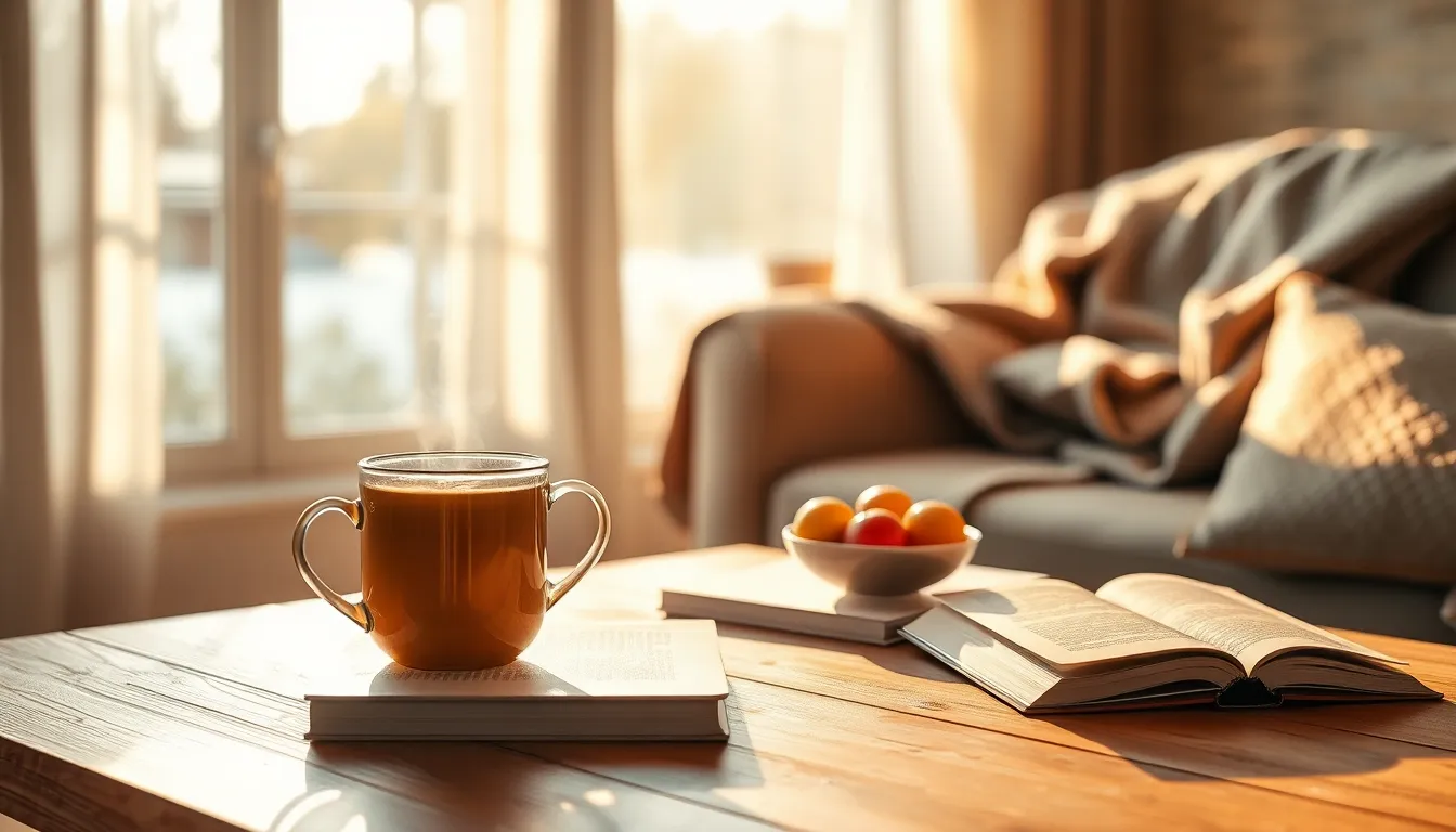 다채로운 겨울 식재료로 만든 건강한 음식 이미지