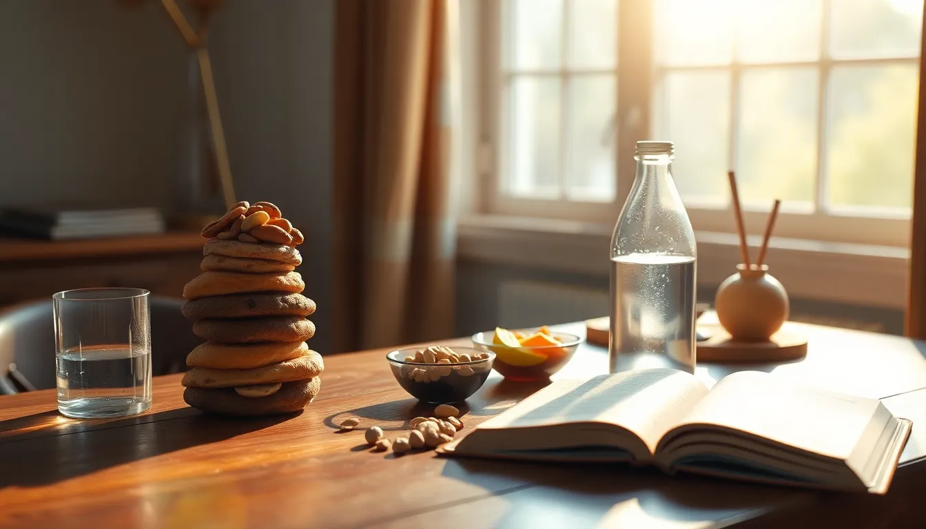 다양한 건강 식단 재료가 담긴 이미지