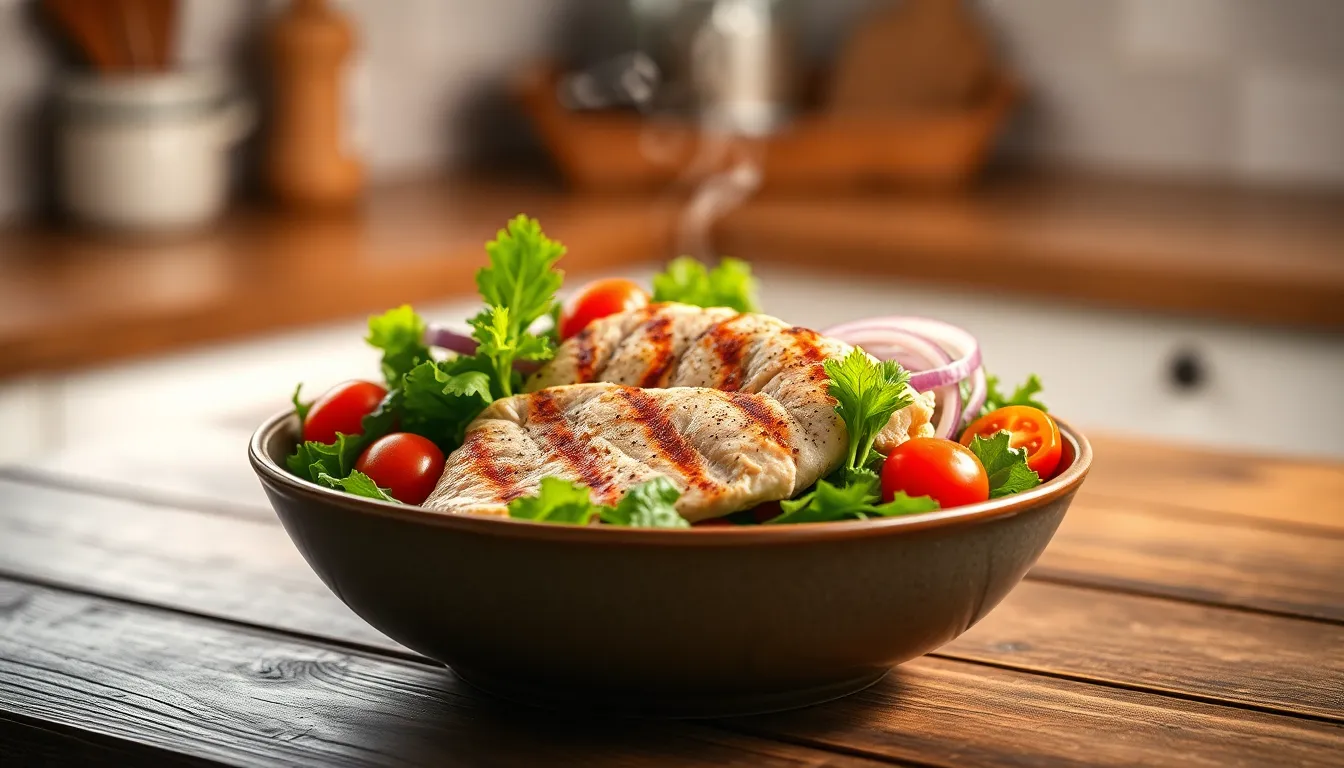 맛있는 닭가슴살 샐러드