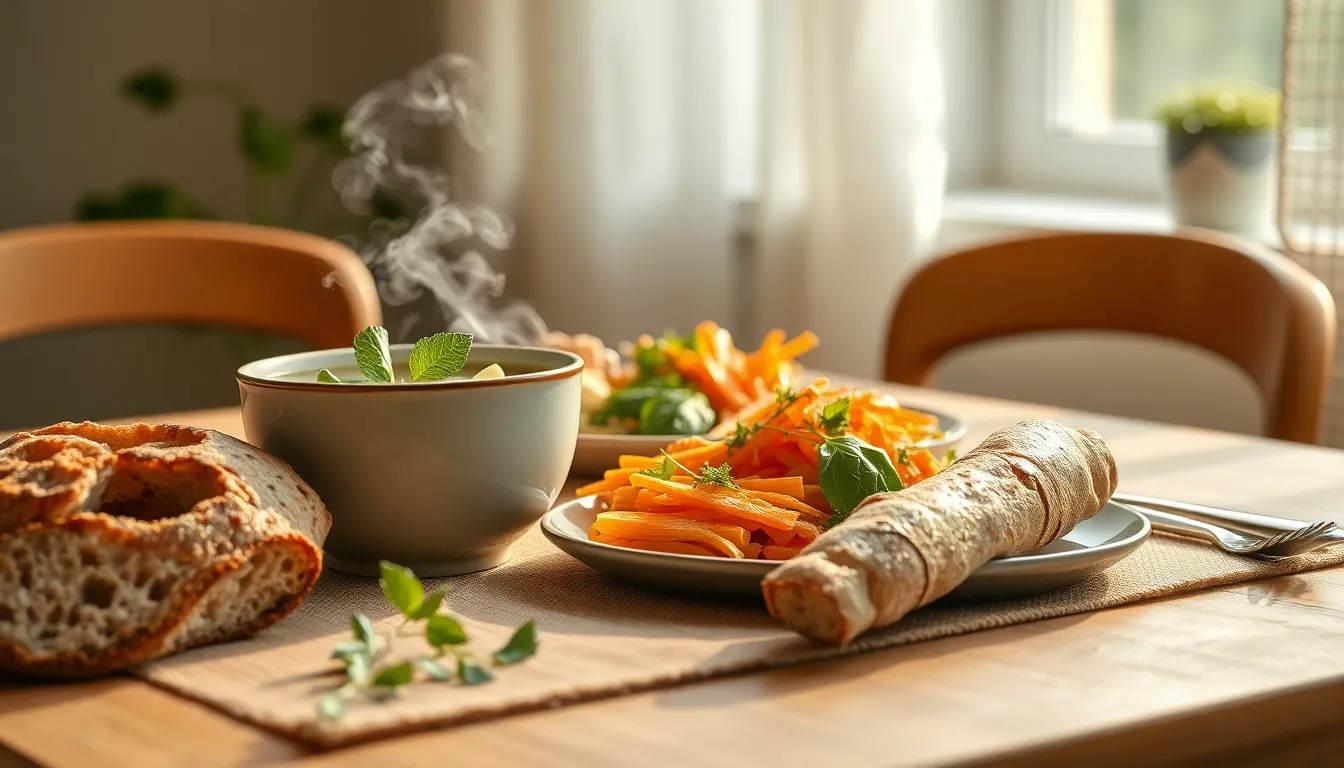 건강한 식탁 모습